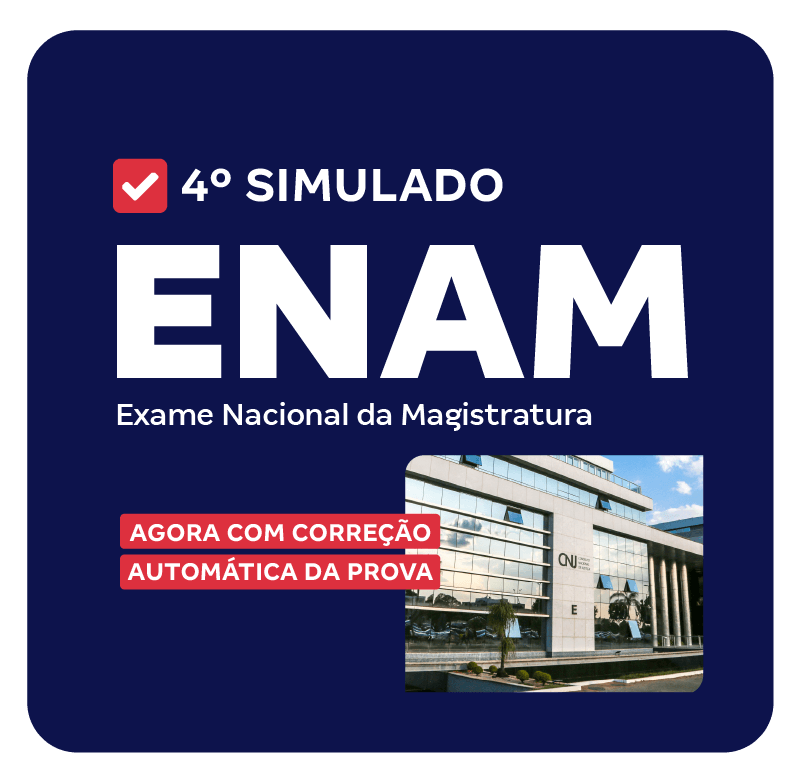 Enam 4º Simulado Exame Nacional Da Magistratura Pós Edital